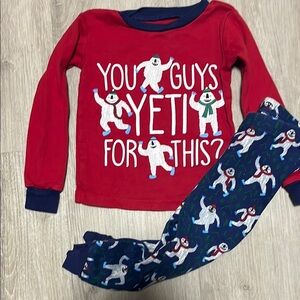 Children’s Place Red Yeti Kids Pajamas 12-18M